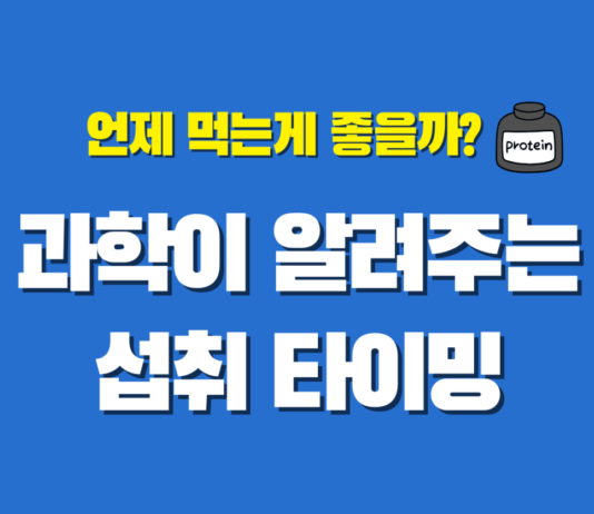 운동 전 또는 후, 효과적인 단백질 섭취 타이밍?